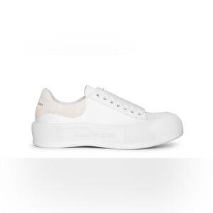 Alexander McQueen Deck Plimsoll white sneakers